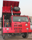 채광을 위한 371HP 팁 주는 사람 덤프 트럭/자동적인 세 배 차축 덤프 트럭