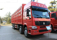 12 바퀴 LHD Euro2 336HP 화물 말뚝 몸 트럭/가축 콘테이너 트럭