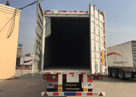40 피트 반 콘테이너 평상형 트레일러 트레일러 트럭 2 3 차축 30-60 톤 13m