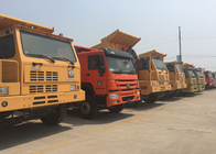 6X4 LHD 광업 팁 주는 사람 덤프 트럭 371HP 광산업을 위한 SINOTRUK 70 톤 HOWO