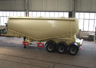 SINOTRUK 3 차축 대량 반 시멘트 탱크 트레일러 트럭 48500 리터 50 - 80 톤 적재 능력