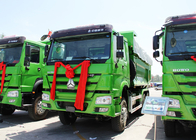 건설물자 팁 주는 사람 덤프 트럭 266 HP - 420 HP 상업적인 덤프 트럭