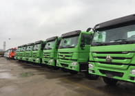 녹색 포좌 371HP 팁 주는 사람 덤프 트럭 12는 LHD 60 - 70 28CBM 톤 선회합니다