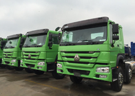 녹색 포좌 371HP 팁 주는 사람 덤프 트럭 12는 LHD 60 - 70 28CBM 톤 선회합니다