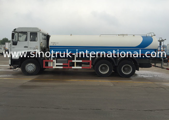 5000 Gallon Water Tank Truck SINOTRUK 11.00R20 Radial Tyre 9920 × 2496 × 3550 Mm