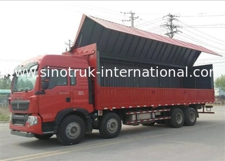 SINOTRUK HOWO T5G Wing Van Cargo Truck 8X4 12 Wheels LHD MAN Engine Euro4 336HP