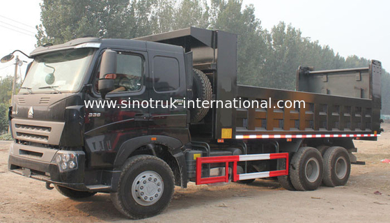 팁 주는 사람 덤프 트럭 SINOTRUK HOWO A7 371HP 10는 25tons ZZ3257N3647N1를 선회합니다
