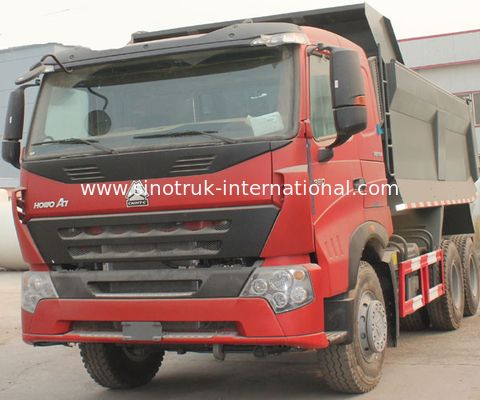 팁 주는 사람 덤프 트럭 SINOTRUK HOWO A7 371HP 10는 25tons ZZ3257N3647N1를 선회합니다