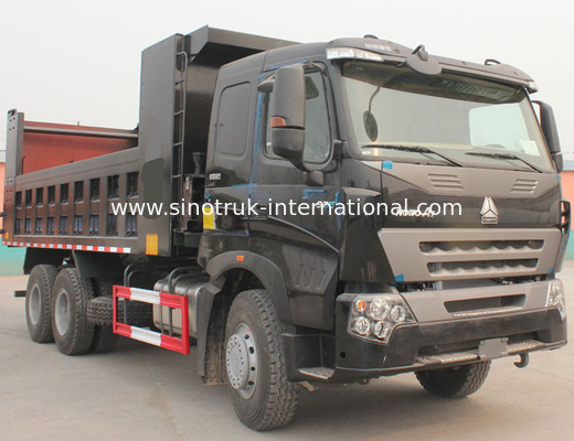 팁 주는 사람 덤프 트럭 SINOTRUK HOWO A7 371HP 10는 25tons ZZ3257N3647N1를 선회합니다