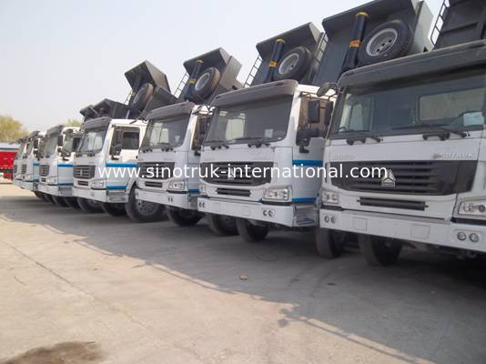 팁 주는 사람 덤프 트럭 SINOTRUK HOWO 25tons 371HP 10wheels RHD 10-25CBM ZZ3257N3647A