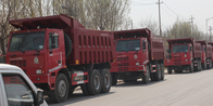 직업적인 371HP 엔진 팁 주는 사람 덤프 트럭, 안전 10 바퀴 덤프 트럭
