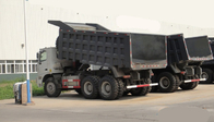 수용량 70 톤을 가진 높은 단단함 화물 몸 LHD 6X4 10 바퀴 덤프 트럭