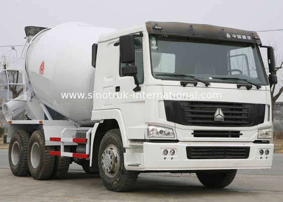 이동할 수 있는 구체 믹서 트럭, 9CBM 290HP 6X4 LHD는 혼합 콘크리트 트레일러를 준비합니다