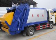 RHD 4X2 쓰레기 수거 트럭, 상업적인 쓰레기 쓰레기 압축 분쇄기 트럭 6CBM