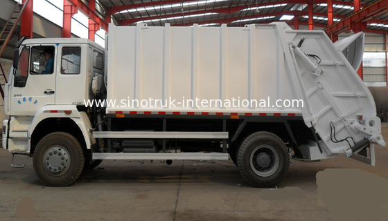 SINOTRUK는 쓰레기 수거 트럭 10-12CBM LHD 4X2 ZZ3161M4311를 압축했습니다