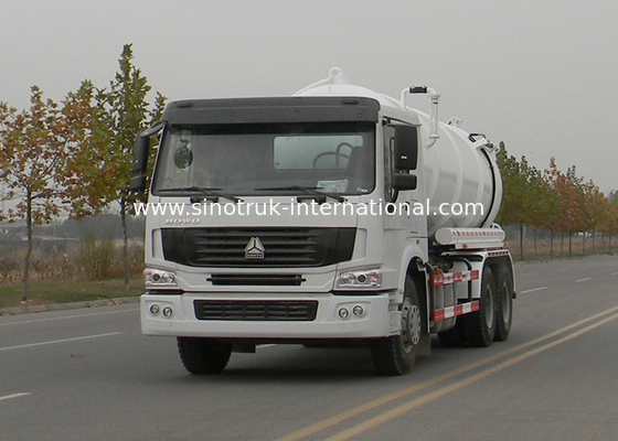진공 펌프 하수 오물 흡입 트럭, 정화조 청소 트럭 18CBM LHD 336HP