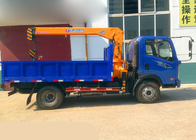 4X2 Euro2 트럭에 의하여 거치되는 유압 기중기 도시 구조상 기술설계를 위한 XCMG 3.2 톤