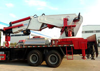 SINOTRUK 트럭에 의하여 거치된 너클 붐은 25 톤을 Cranes