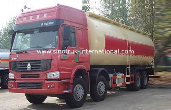 대량 시멘트 유조 트럭/건조한 부피 나르는 수송 차량 371HP 12는 선회합니다