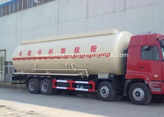 대량 시멘트 유조 트럭/건조한 부피 나르는 수송 차량 371HP 12는 선회합니다