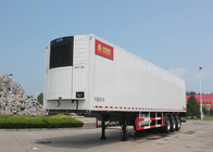 SINOTRUK는 콘테이너 트레일러 트럭 20/40 피트를 30 - 60 톤 반 냉장했습니다