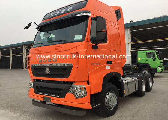 SINOTRUK HOWO T7H 남자 엔진 트랙터 트럭 6X4 유로 3/4 440 HP ZZ4257V324HD1B