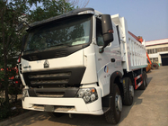 ZZ3317N3867N1 채광을 위한 백색 SINOTRUK HOWO A7 8X4 무거운 덤프 트럭