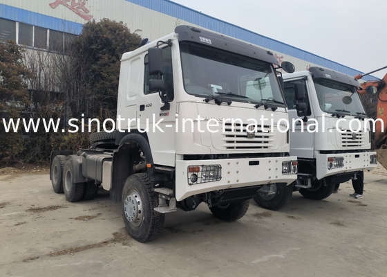 시노트룩 호보 트랙터 트럭 Rhd 사륜 구동 6 × 6 웨이차이 400HP 흰색