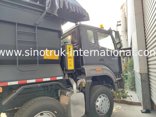 RHD 8×4 12 바퀴 HOWO 티퍼 트럭 380HP