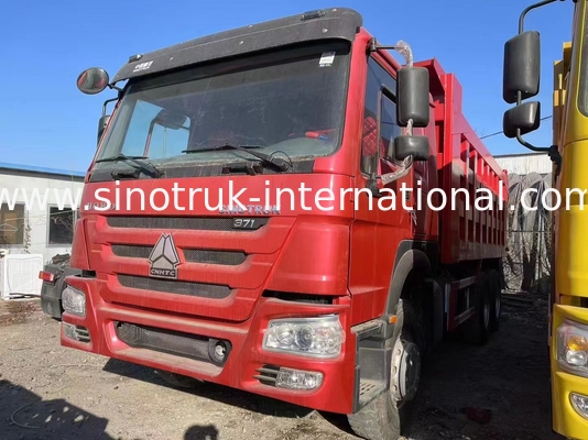 중고용 시노트럭 호보 6x4 덤프 트럭 371hp 중량