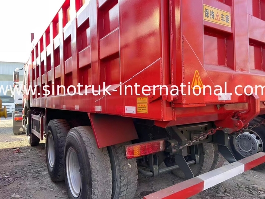 중고용 시노트럭 호보 6x4 덤프 트럭 371hp 중량