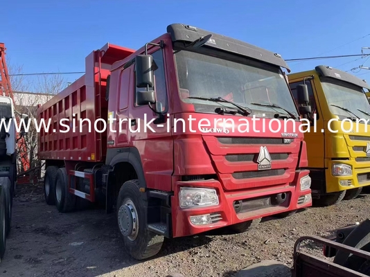 중고용 시노트럭 호보 6x4 덤프 트럭 371hp 중량