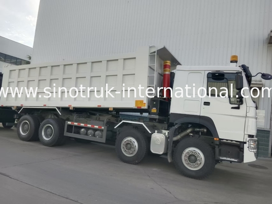 티퍼 트럭 SINOTRUK HOWO 400HP 12 바퀴 LHD 31 톤 20-30CBM