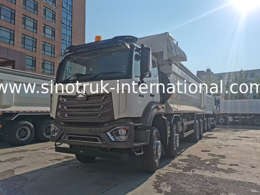 시노트루크 호한 신호 8X4 덤프 트럭 380hp 12 바퀴 흰색 H77L ZZ3317V386JB1R U 타입