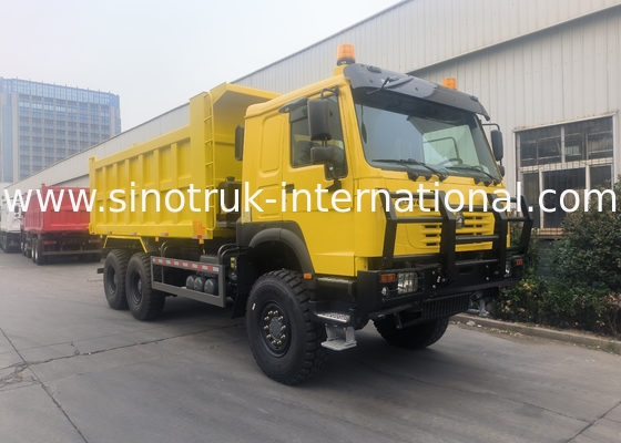시노트룩 호보 틱퍼 덤프 트럭 6 × 6 사륜 구동 14.00R20 단일 타이어 380hp