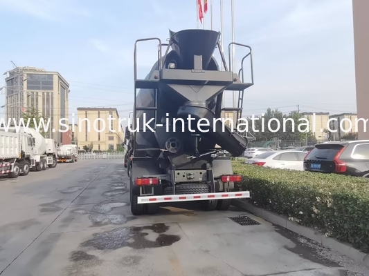 신형 HOWO HOHAN SINOTRUK 콘크리트 믹서 트럭 블랙 10CBM 380HP 8X4 RHD