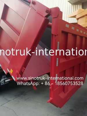 HOWO 12 바퀴 Sinotruk 8X4 덤프 트럭 400hp 광업용 LHD U 타입 컨테이너