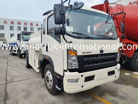 HOWO 4×2 가벼운 트럭 5-6CBM LHD 160HP