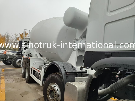 HOWO 8*4 12바퀴 콘크리트 혼합 트럭 400HP 16CBM 큰 힘 큰 용량
