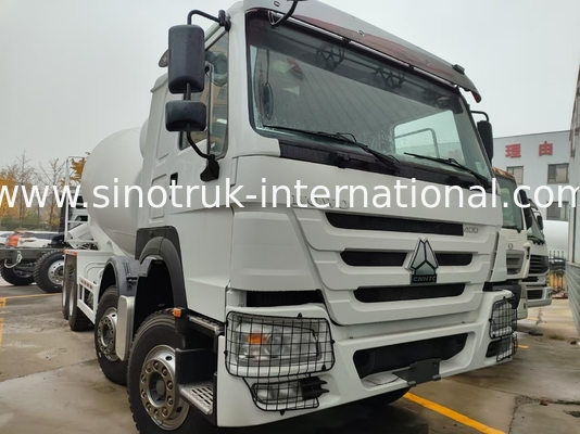 HOWO 8*4 12바퀴 콘크리트 혼합 트럭 400HP 16CBM 큰 힘 큰 용량