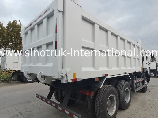 SINOTRUK HOWO 400HP 킵 덤프 트럭 건설용 A7 군사 벙퍼 경고 라이트