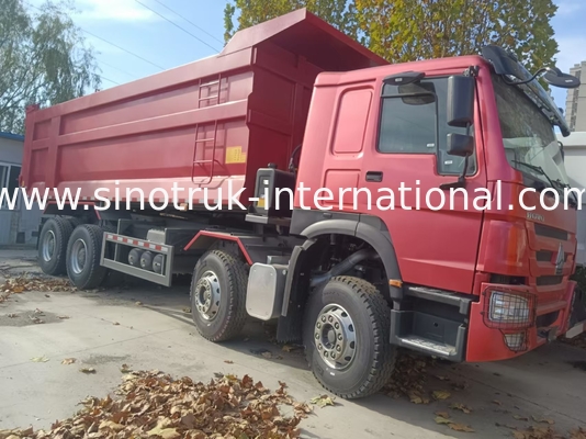 펌프 덤프 트럭 SINOTRUK HOWO A7 8X4 건설용 ZZ3317V3567B1