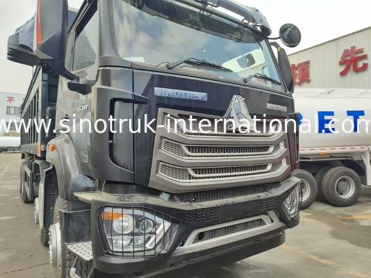 HOWO NX 380HP RHD 블랙 틱퍼 덤프 트럭