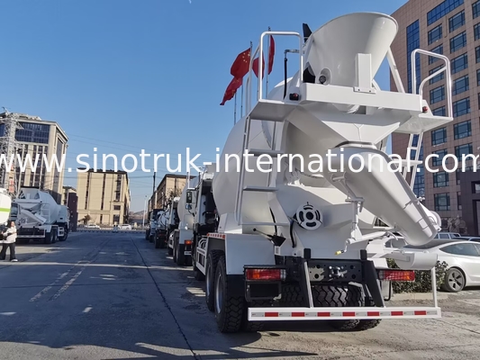 시노트룩 HOWO 6×4 10 바퀴 콘크리트 믹서 트럭 400 HP 고효율 LHD