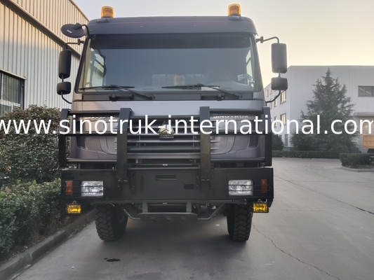티퍼 트럭 시노트룩 호한 400hp 10 바퀴 Lhd 40톤 20-30cbm ZZ3317N356JB1 회색