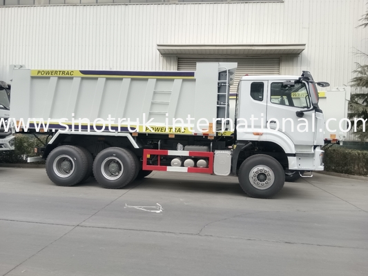 30-40 톤 RHD 10 바퀴 팅퍼 덤프 트럭 SINOTRUK Haohan 건설용 흰색