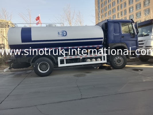 HOWO SINOTRUK 물 탱크 트럭 300HP 블루
