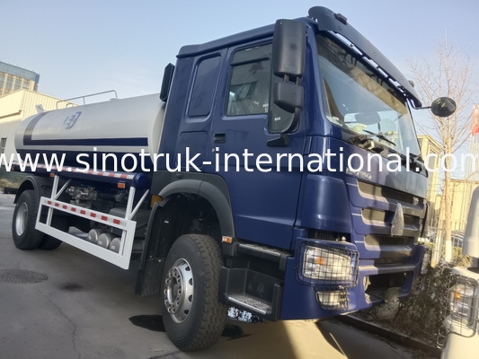 HOWO SINOTRUK 물 탱크 트럭 300HP 블루
