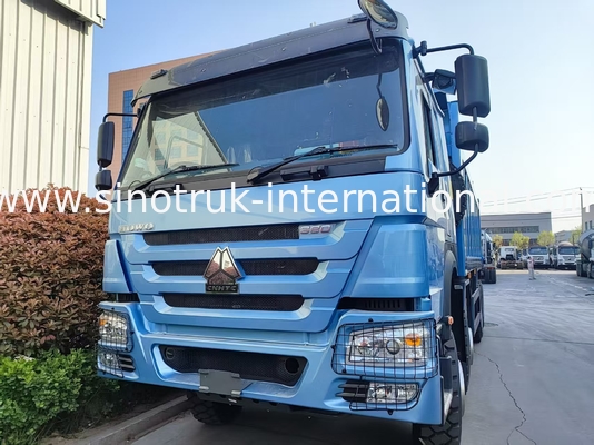매혹적인 블루 HOWO 8×4 380HP 26.91CBM 덤프 트럭