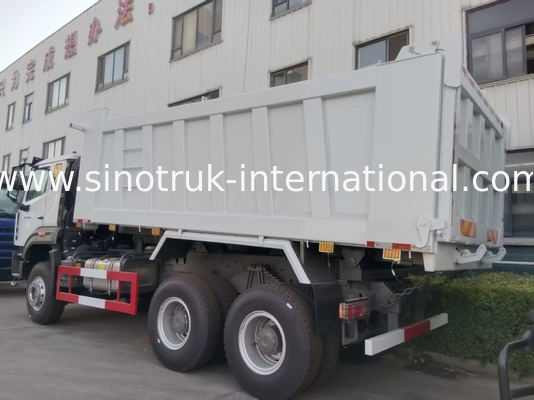 2여객 Sinotruk Hohan Tipper Dump Truck 웨이차이 엔진 6 × 4 LHD 380HP 수동 변속기와 함께